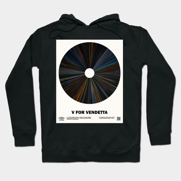 minimal_V for Vendetta Warp Movie Hoodie by silver-light